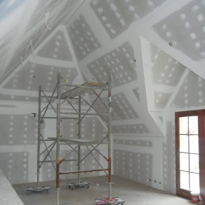 Interior painting setup